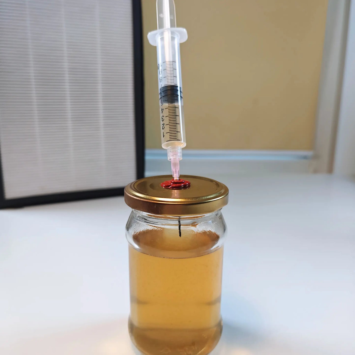Sterilized Mushroom Liquid Substrate with Self-Healing Injection Port Urban Fungi